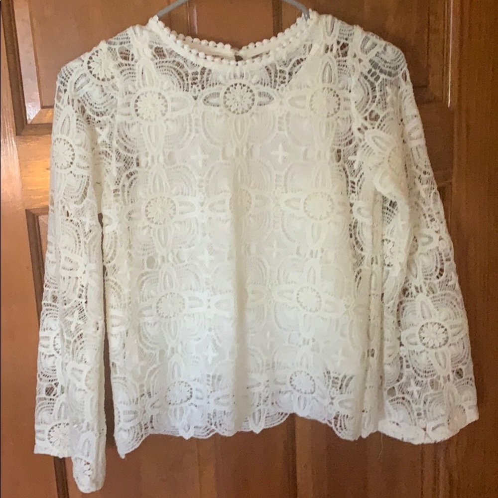 Art Class Girls Lace Top